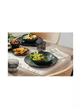 LIKE BY VILLEROY & BOCH | Petite assiette plate 22x21cm Lave Beige | dunkelgrün